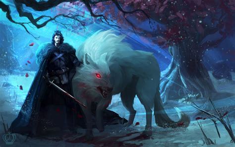 Ghost Game Of Thrones Wallpaper