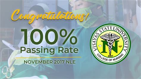VSU registers 100% passing rate in 2017 Nursing Licensure Examination ...