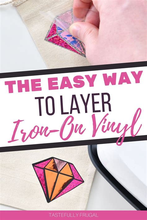 How To Layer Iron-On Vinyl | Cricut iron on vinyl, Cricut tutorials ...