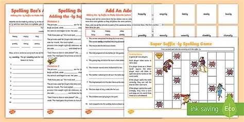 Adding the -ly Suffix to Make Adverbs | Parent Home Teaching