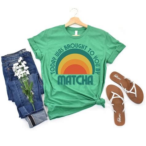 Retro Matcha Shirt Green Tea Shirt Tea Lover Gift Matcha - Etsy