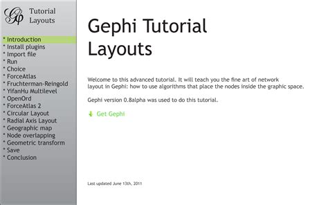 Gephi-tutorial-layouts - Layouts Gephi Tutorial Layouts Welcome to this ...