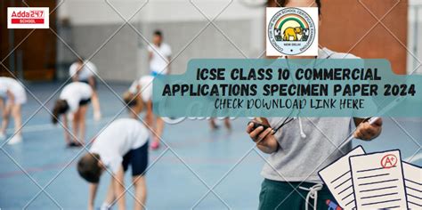 ICSE Class 10 Physical Education Specimen Paper 2024
