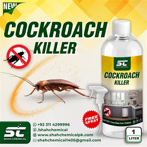 Cockroach Killer Ready For Use Spray - 1 litre – SHAH CHEMICALS