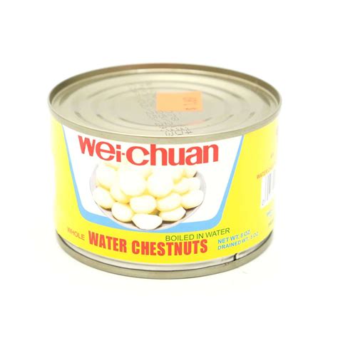 Wei Chuan Whole Water Chestnuts - 8 oz (200 g) - Well Come Asian Market