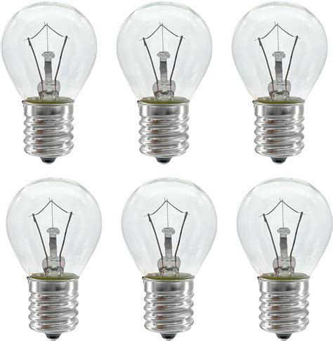 Lava Lamp Bulb, 6 Pack 25 Watt Lava Lamp Light Bulb, S11 E17 Base 120 ...