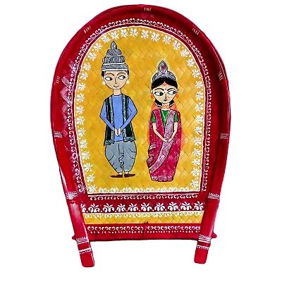 Hand Painted Kulo Set of 1 and Design of Couple Romantic Artisanal Home ...