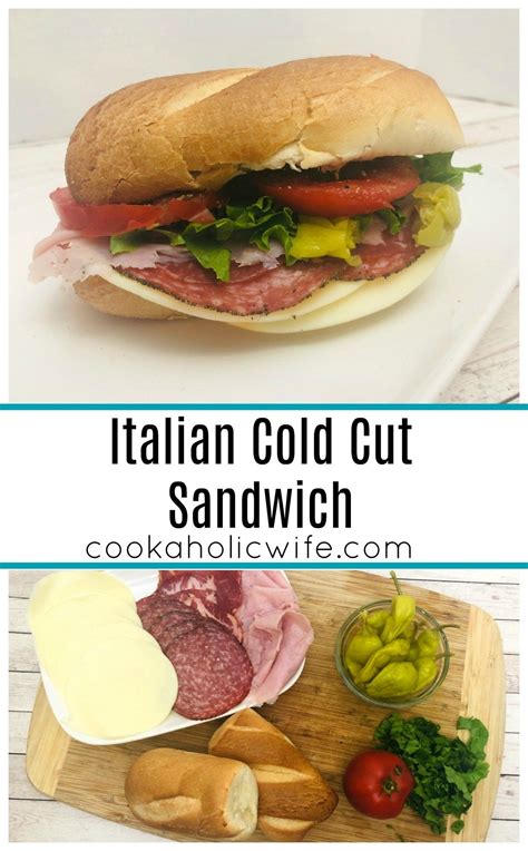 Italian Cold Cut Sandwich | Recipe | Cold cut sandwich, Deli sandwiches ...