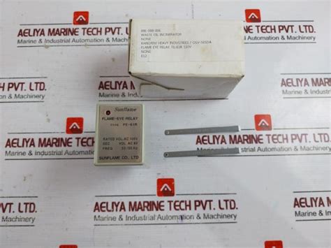 Sunflame Fe-61R Flame-eye Relay Ac100V 50/60Hz Pfc-n8 0981 – Aeliya ...