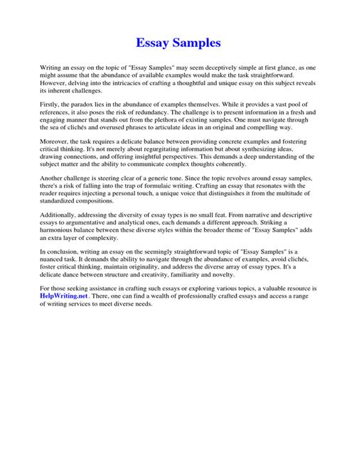 Image result for Free Essay Examples