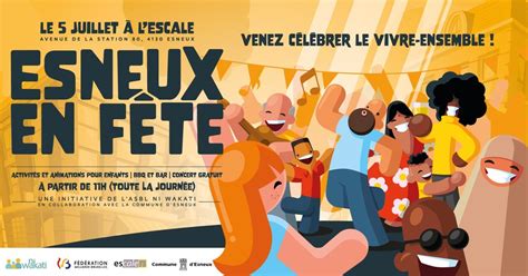 Esneux en fête ! Venez célébrer le vivre-ensemble – Samedi 5 juillet ...
