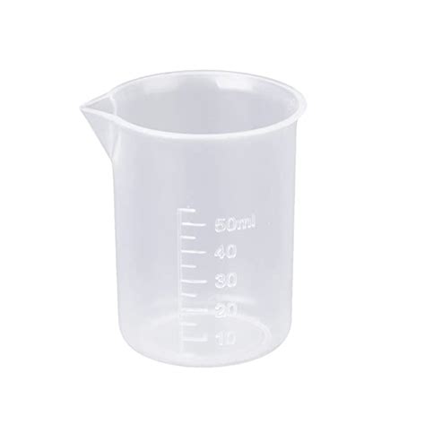 Buy Plastic Beaker 50 ML Online at Best Price | Plastic Measuring ...