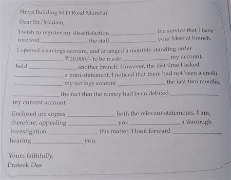 Pratik has always had problems is using prepositions help him complete ...