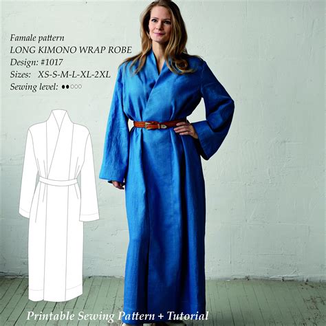 Zippered Robe Sewing Pattern at Gertrude Grant blog