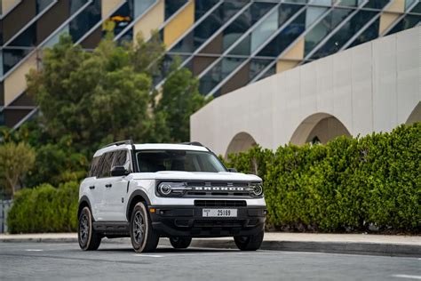 Rent Ford Bronco Sport White in Dubai - SUV - Octane.Rent