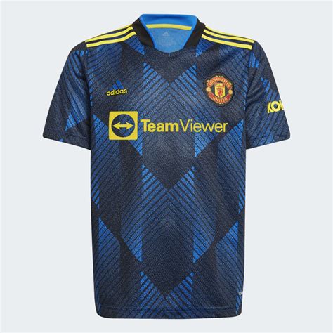 adidas Manchester United 21/22 Third Jersey - Blue | adidas India