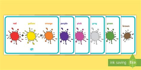 👉 Colour Mixing: Display Signs (teacher made) - Twinkl