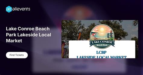 Lake Conroe Beach Park Lakeside Local Market, 14968 TX-105, Montgomery ...