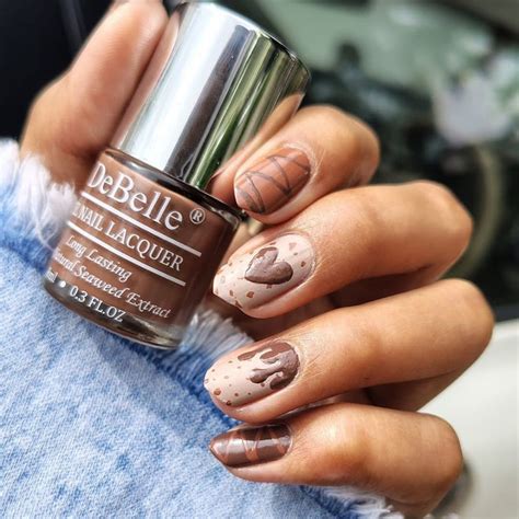 DeBelle Gel Nail Polish - Woody Chocolate | Chocolate Cocoa Brown Nail ...
