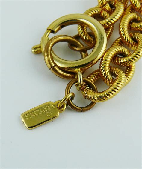 Escada Vintage Massive Cross Pendant Necklace at 1stDibs | escada ...