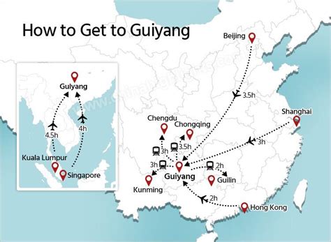 Guiyang Tourist Map: Plan Your Trip with Attractions and Transportation