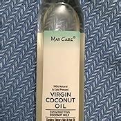 Max Care Cold Pressed Virgin Coconut Oil, 500ml : Amazon.in: Grocery ...