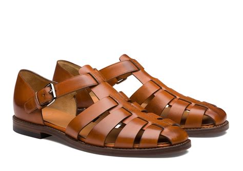 Men's Nevada Leather Sandal Brown | Church's