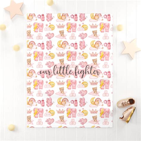 Baby Blanky Gift Cancer Support Security Babies Blankie Nursery Blanket ...