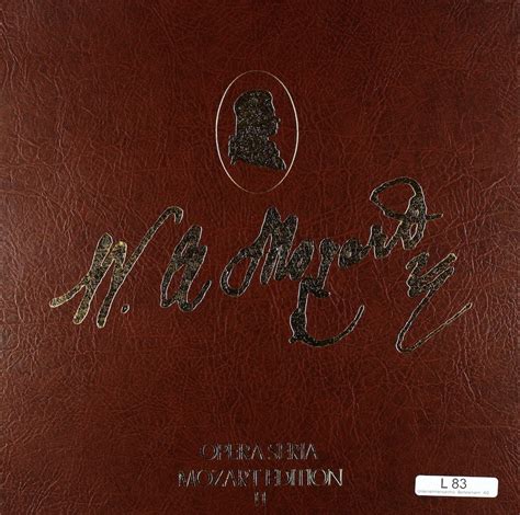Mozart-Edition 11. Opera Seria – Bertelsmann Vinyl Collection
