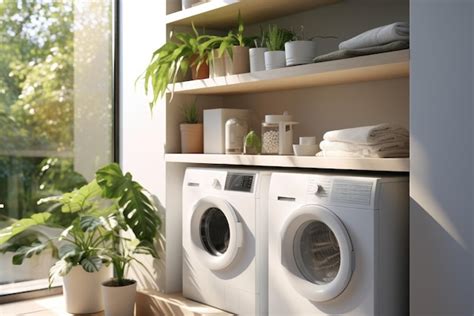 Side-by-Side Top-Load Washer and Dryer Minimalist HD Wallpaper