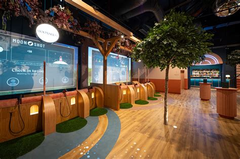 Inside Clays shooting bar as it opens in Birmingham city centre