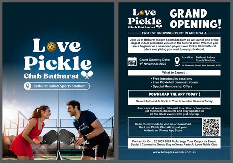 Love Pickle Club Bathurst grand opening, Bathurst Indoor Sports Stadium ...
