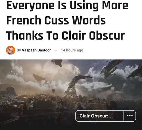 Clair Obscur: Expedition 33 boosts interest in French. Mon ami! Games ...