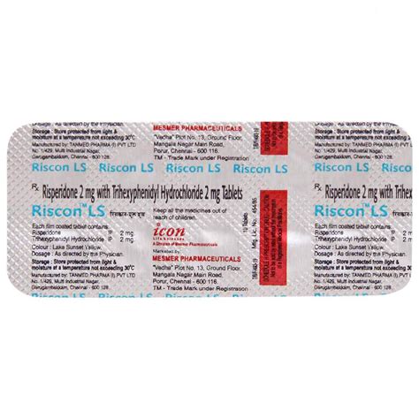 RISCON LS TABLET Price, Uses, Side Effects, Composition - Apollo Pharmacy