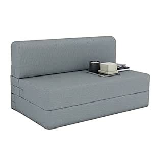 CLOUDIFY MART| 4' X 6' Feet, Double-Seater | Folding Sofa Cum Bed ...