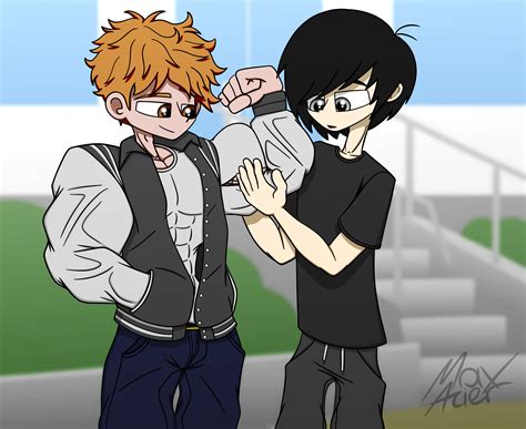 The Jock and his Emo BF by MaxAcier on DeviantArt