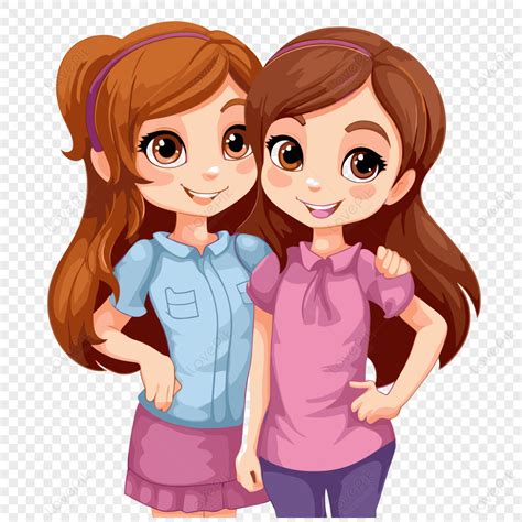 Two Sisters Clipart