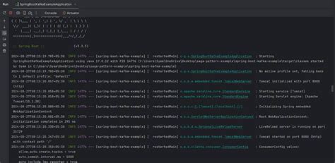 Spring Kafka Integration 的图像结果