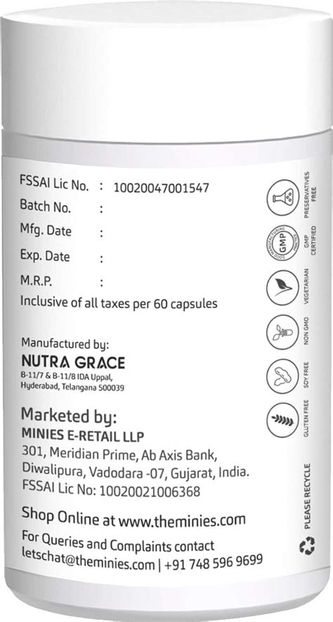 Buy MINIES NATURALS MULTIVITAMINS FOR MEN VEGAN CAPSULES Online & Get ...