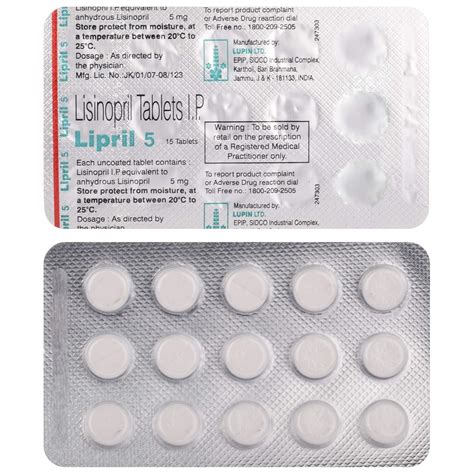 Lipril H - Strip of 15 Tablets : Amazon.in: Health & Personal Care