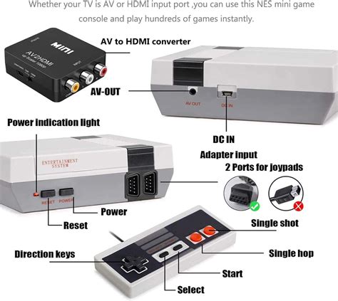 Buy Retro Game Console,Classic Handheld Mini Game System with Built-in ...