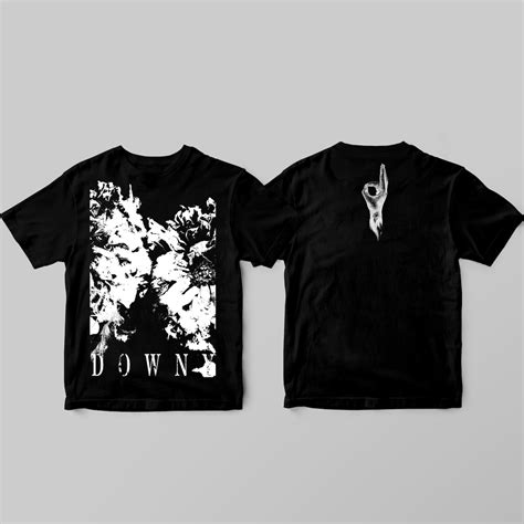 downy 【Re.Dried flower】 Tshirt Black | Rhenium Record web shop