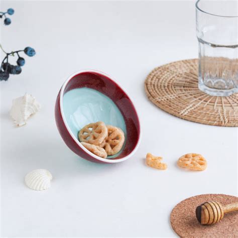 Red And Blue Bowl - Set of 2 200 ml Online - Premium Snack Bowl | Nestasia