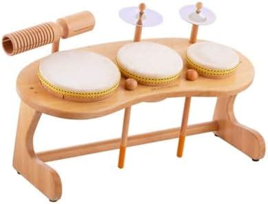 Buy Brainsmith Swoora Premium Wooden Drum Set - Percussion Instrument ...