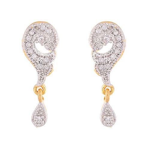 Buy ZENEME Mangalsutra American Diamond Gold Plated Pendant Jewellery ...