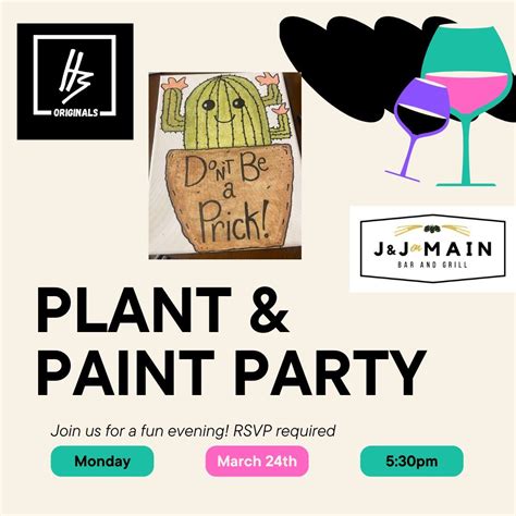 Plant & Paint Party, 116 S Main St USA , Marceline, MO, United States ...
