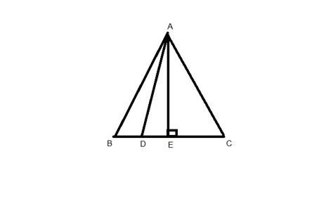 in an equilateral triangle abc d is a point on the side bc such that bd ...