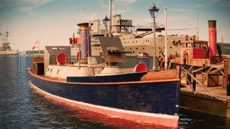 ArtStation - Steam Pinnace (Ship’s boat)