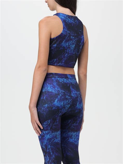 OFF-WHITE: Top woman - Blue | Off-White top OWVO083F23JER002 online at ...