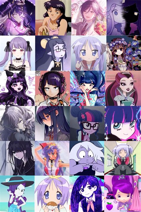 purple hair characters purple char в 2025 г | Милые рисунки, Рисунки ...